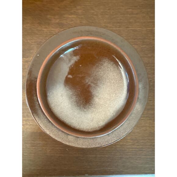 Vintage Frankoma 5W Plainsman Brown Covered Casserole Dish Bean Pot - Picture 5 of 10